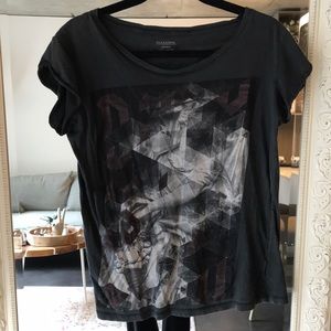 All saints graphic tee